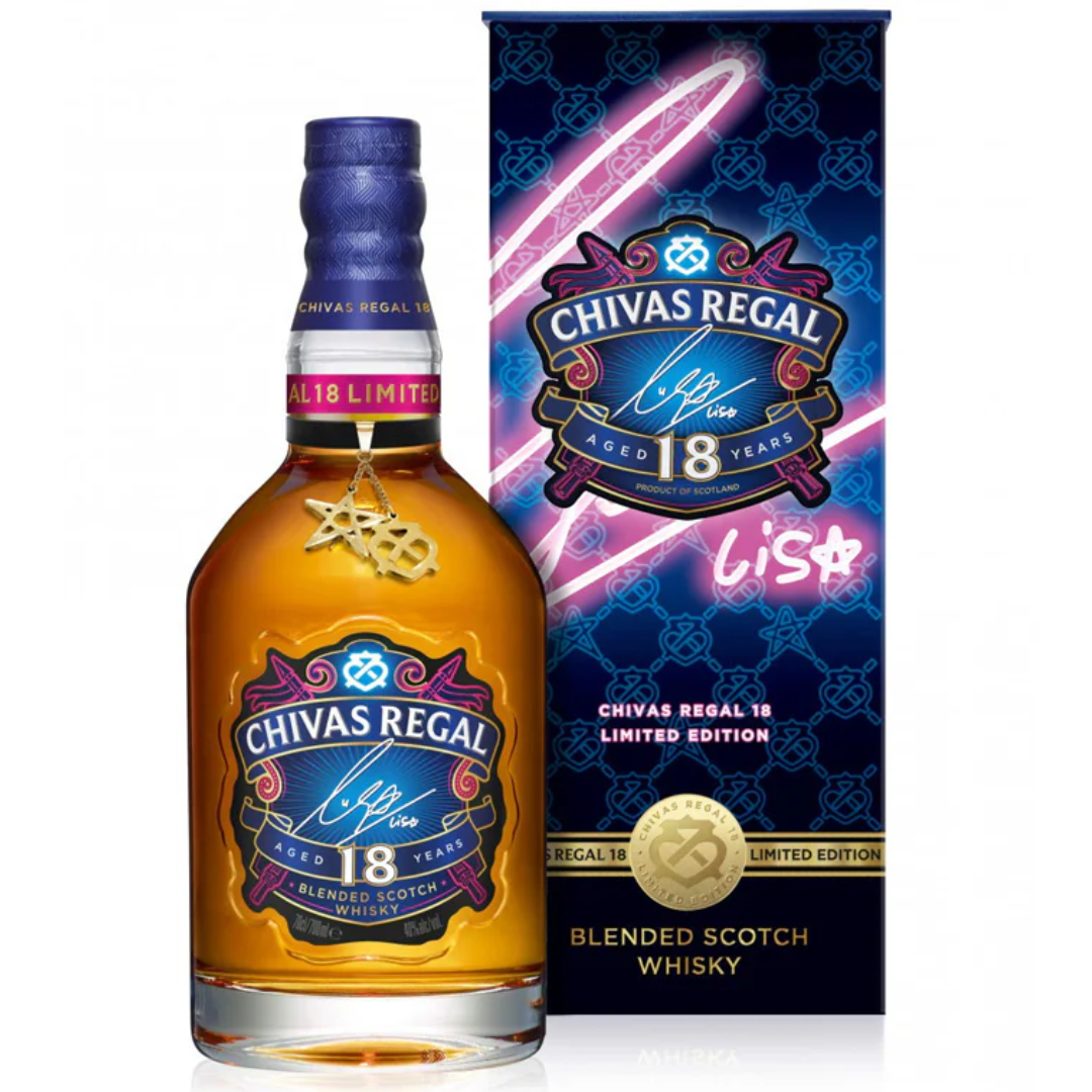 【本日限定】CHIVASREGAL18年 LISALIMITED EDITION Chivas Regal 18YO x Black Pink Lisa Limited Edition 700ml – Solid