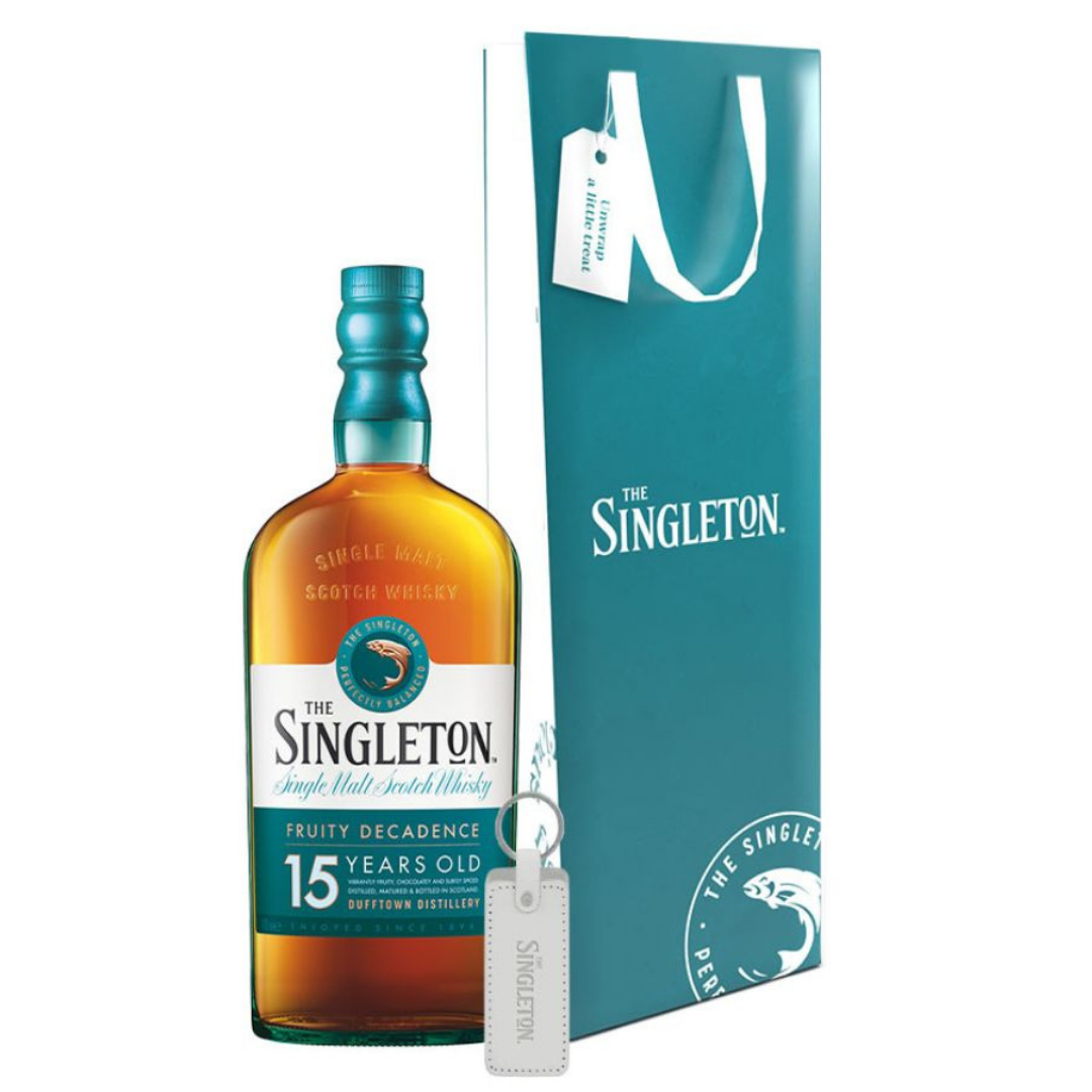 Singleton 15YO Dufftown 700ml with Gift Bag and Keychain