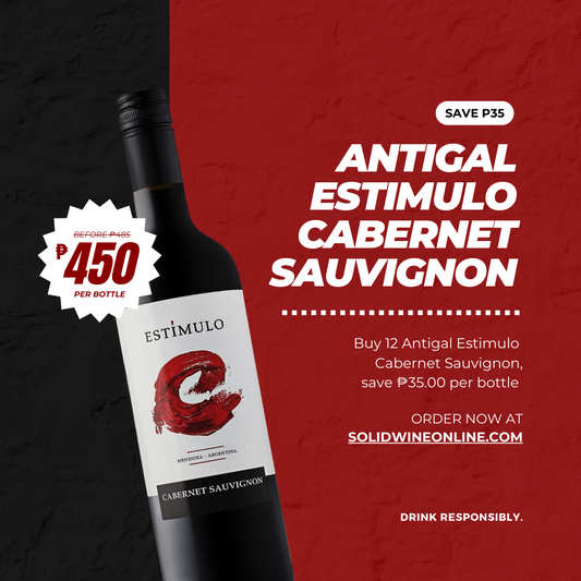 Antigal Estimulo Cabernet Sauvignon 750ml 12 Pack Bundle