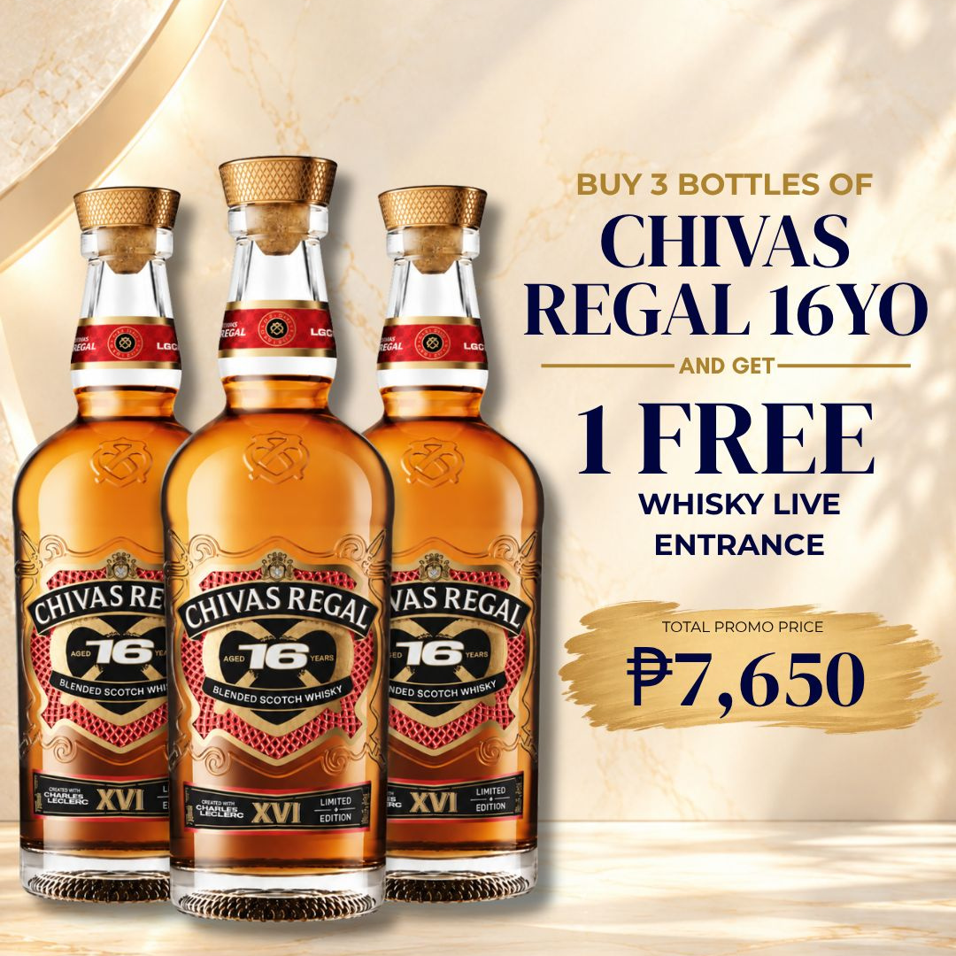 Chivas Regal 16YO x Charles Leclerc 700ml Whisky Live Promo