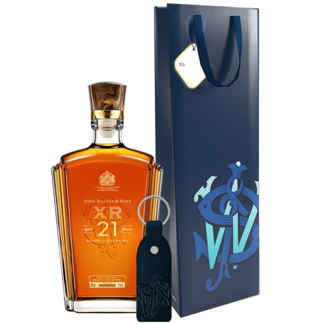 John Walker & Sons 21YO XR 750ml with Gift Bag and Keychain