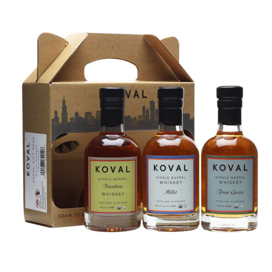 Koval Gift Pack (Bourbon, Four Grain, Rye) 200ml