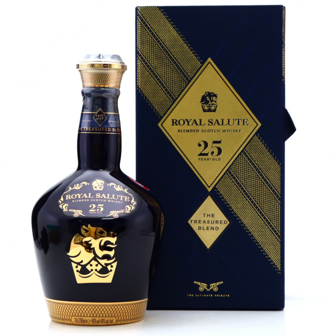 Royal Salute 25YO The Treasured Blend 700ml – Solid Wine Online