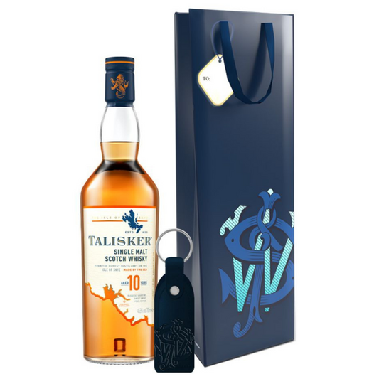 Talisker 10YO 700ml with Gift Bag and Keychain